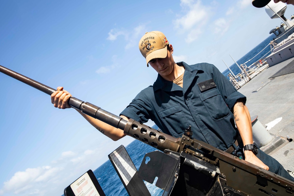 USS Porter Operates with USS Dwight D. Eisenhower Carrier Strike Group