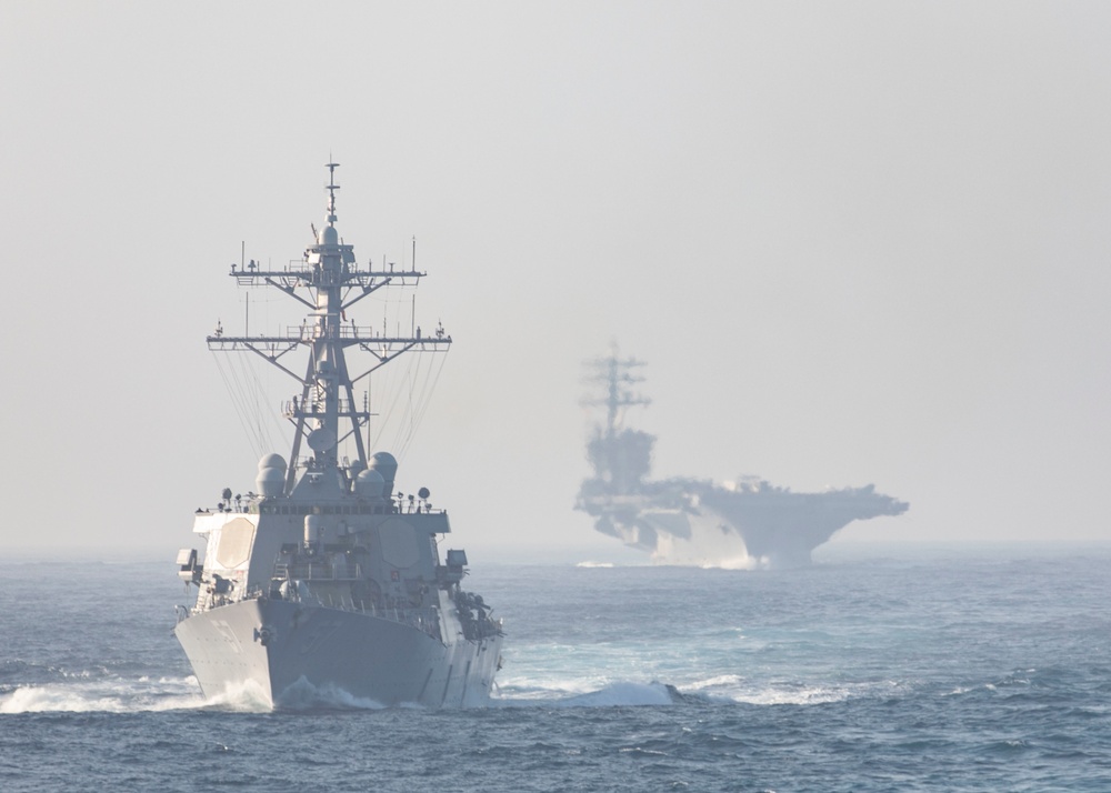 USS Porter Participates in Exercise Lightning Handshake