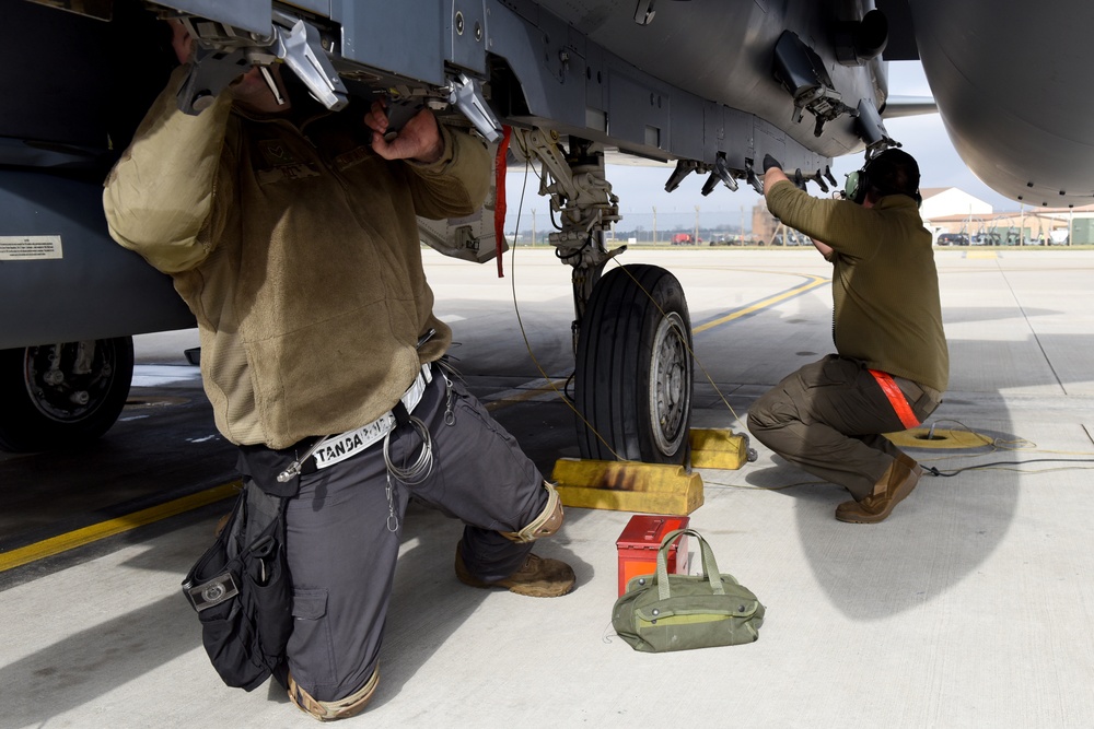 Integrated Combat Turn training increases efficiency at RAF Lakenheath