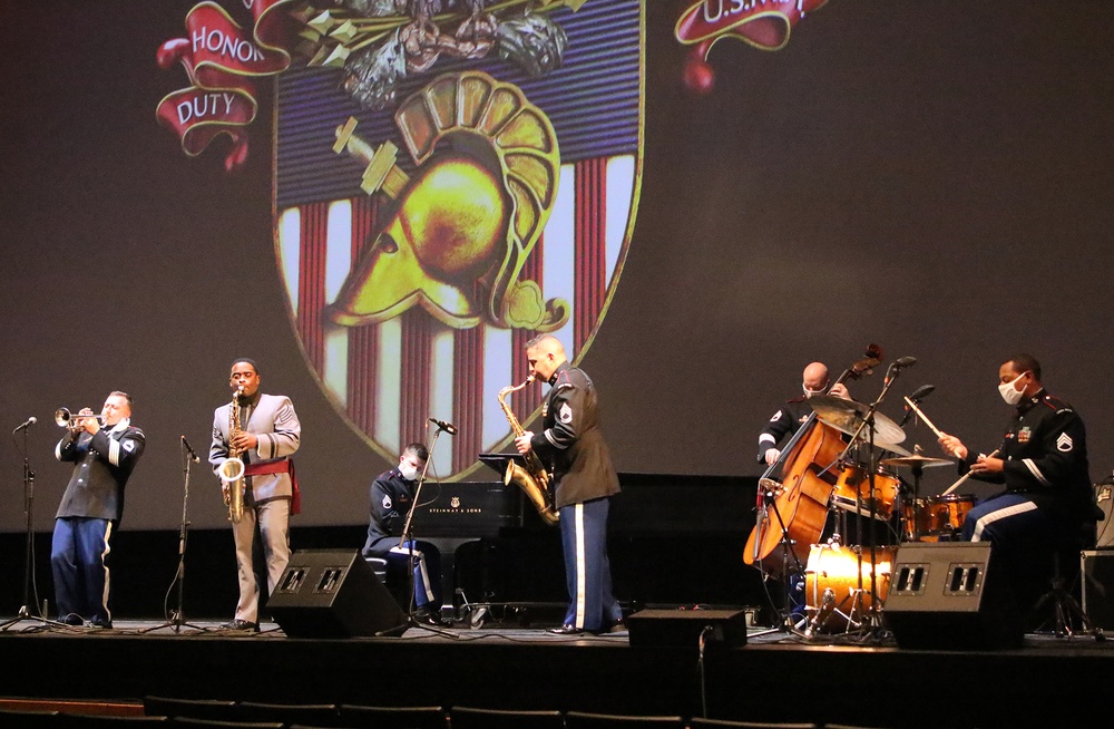 Melville speaks, Marsalis, USMA Jazz Ensemble perform at Black History Month event