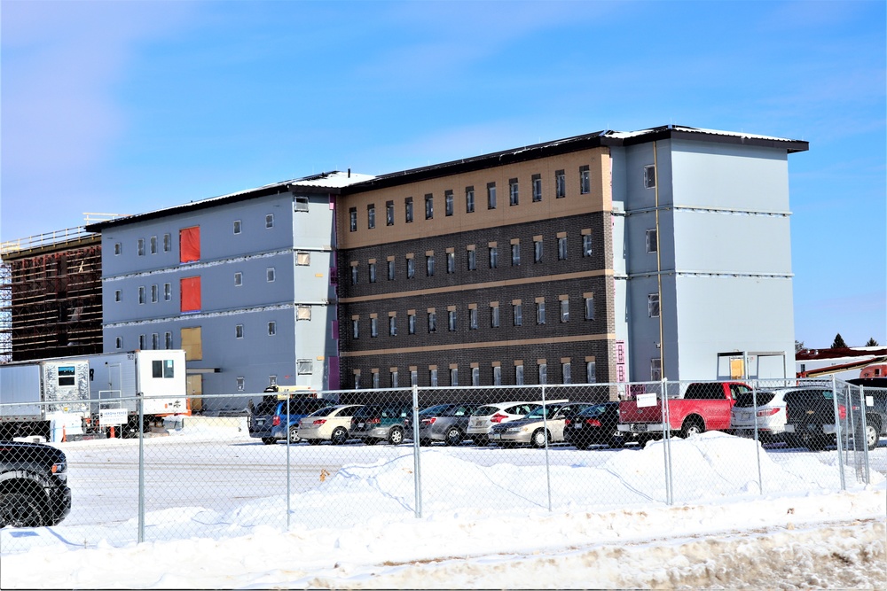 Army Corps of Engineers-managed barracks project continues at Fort McCoy
