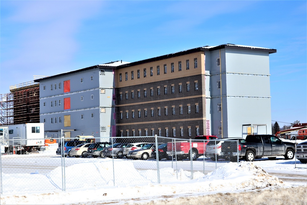 Army Corps of Engineers-managed barracks project continues at Fort McCoy