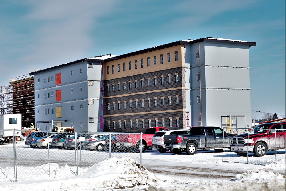 Army Corps of Engineers-managed barracks project continues at Fort McCoy