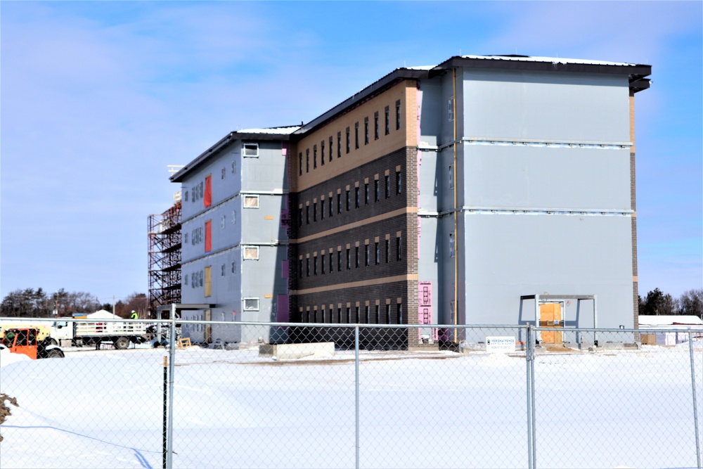Army Corps of Engineers-managed barracks project continues at Fort McCoy