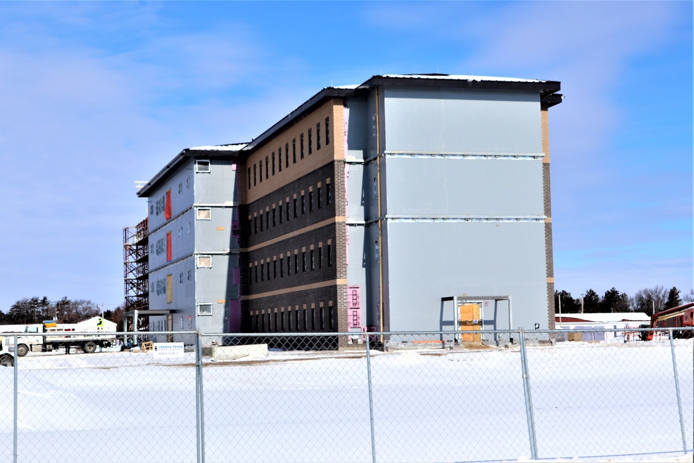 Army Corps of Engineers-managed barracks project continues at Fort McCoy