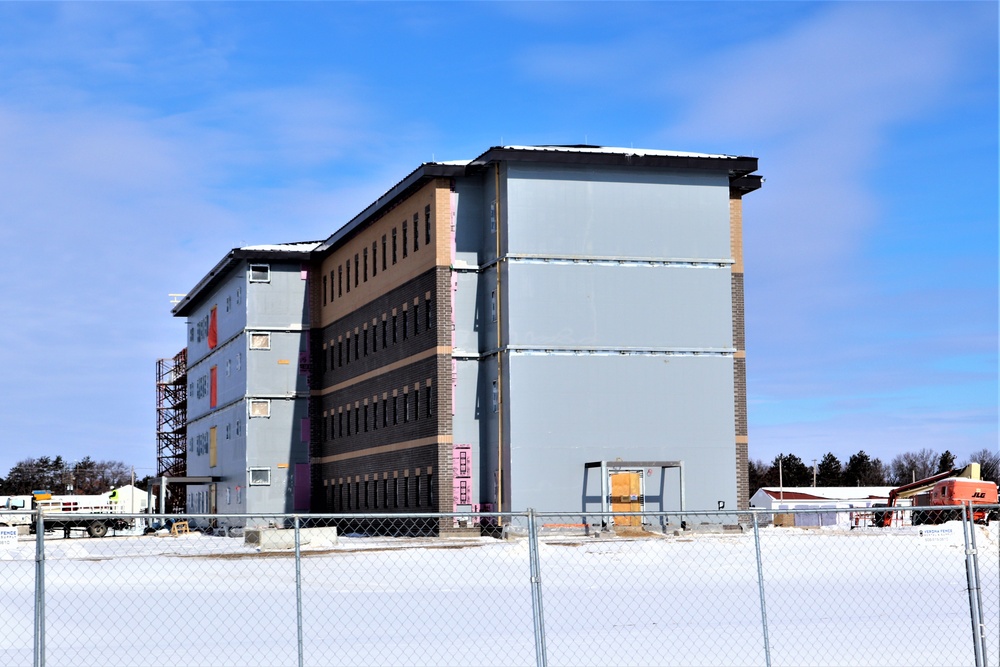 Army Corps of Engineers-managed barracks project continues at Fort McCoy