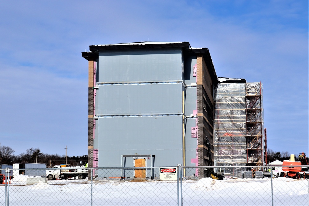Army Corps of Engineers-managed barracks project continues at Fort McCoy