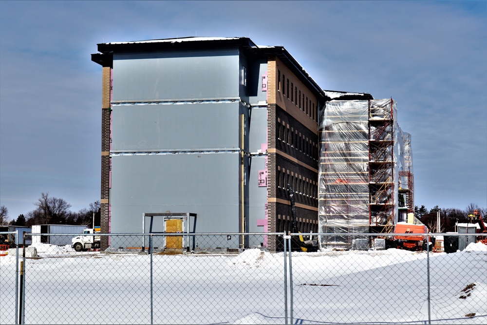 Army Corps of Engineers-managed barracks project continues at Fort McCoy