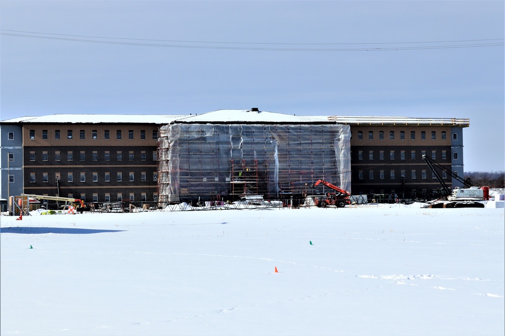 Army Corps of Engineers-managed barracks project continues at Fort McCoy