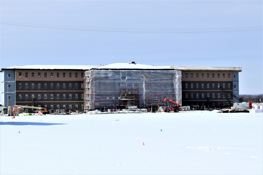 Army Corps of Engineers-managed barracks project continues at Fort McCoy