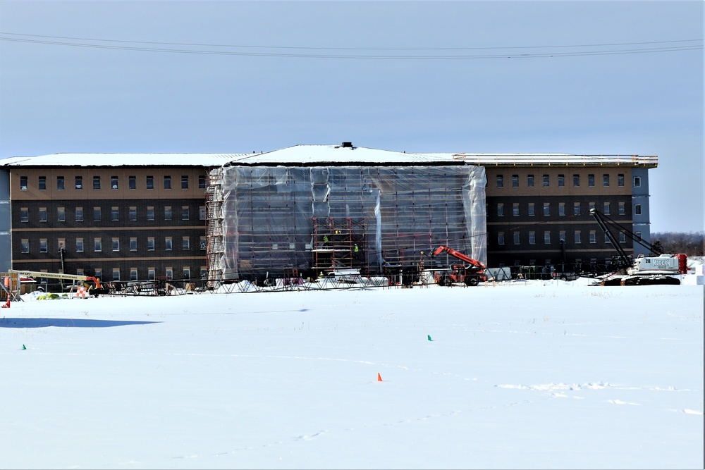 Army Corps of Engineers-managed barracks project continues at Fort McCoy