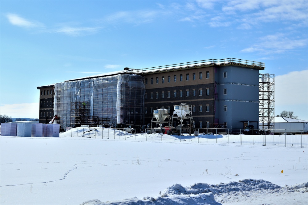 Army Corps of Engineers-managed barracks project continues at Fort McCoy