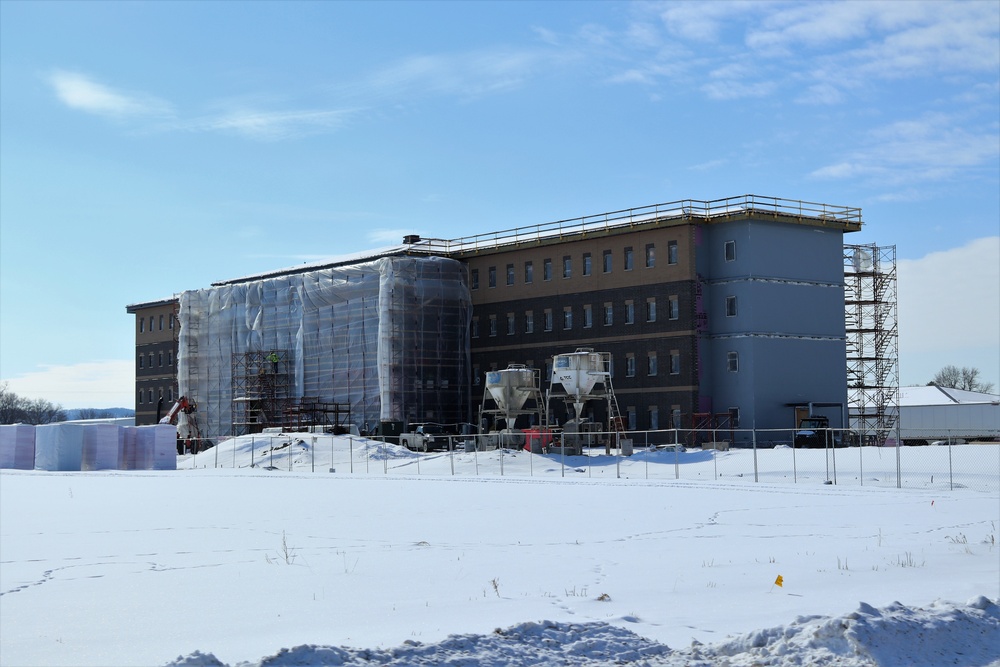 Army Corps of Engineers-managed barracks project continues at Fort McCoy