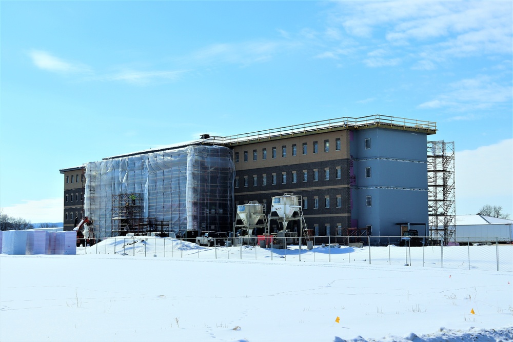 Army Corps of Engineers-managed barracks project continues at Fort McCoy