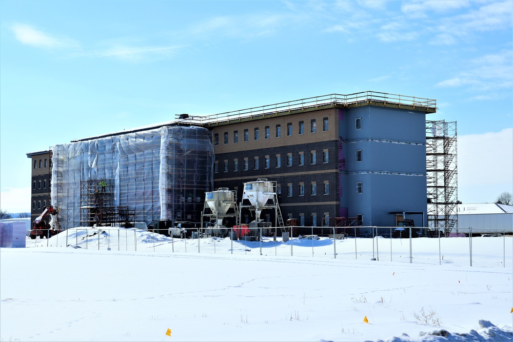 Army Corps of Engineers-managed barracks project continues at Fort McCoy