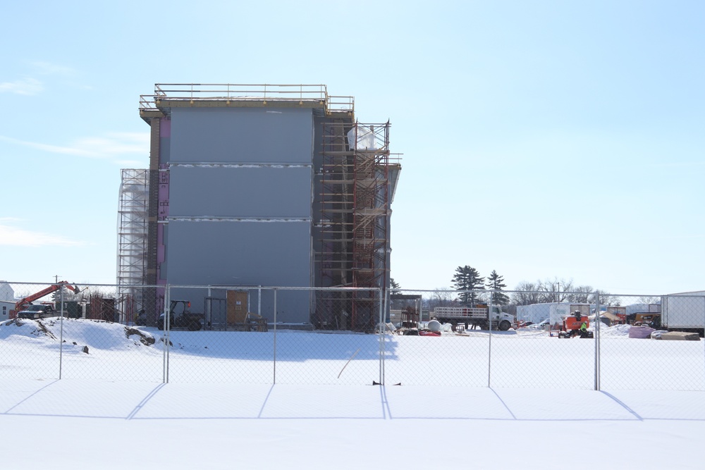 Army Corps of Engineers-managed barracks project continues at Fort McCoy