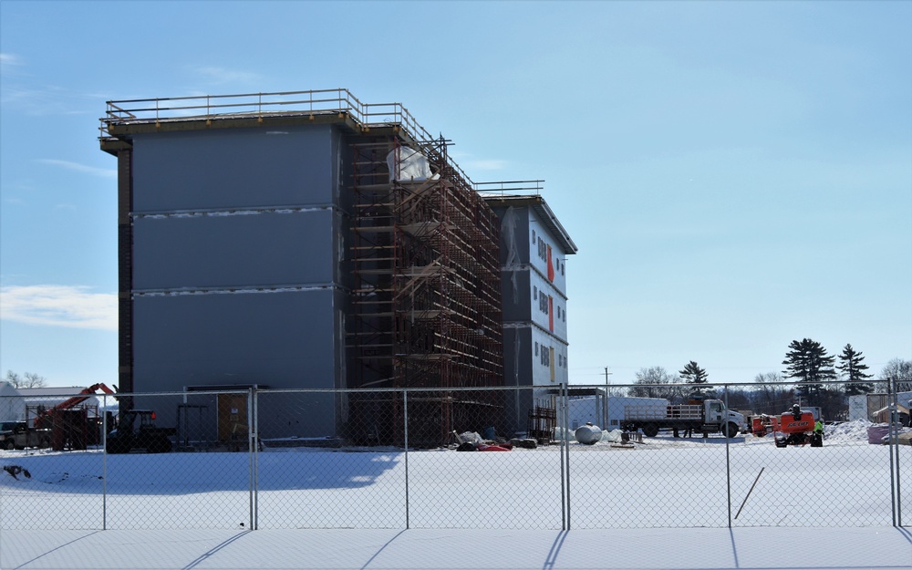 Army Corps of Engineers-managed barracks project continues at Fort McCoy