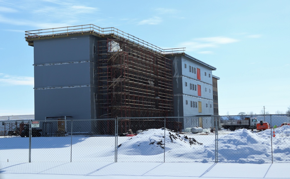 Army Corps of Engineers-managed barracks project continues at Fort McCoy