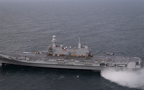 First F-35s land aboard Italian navy ship