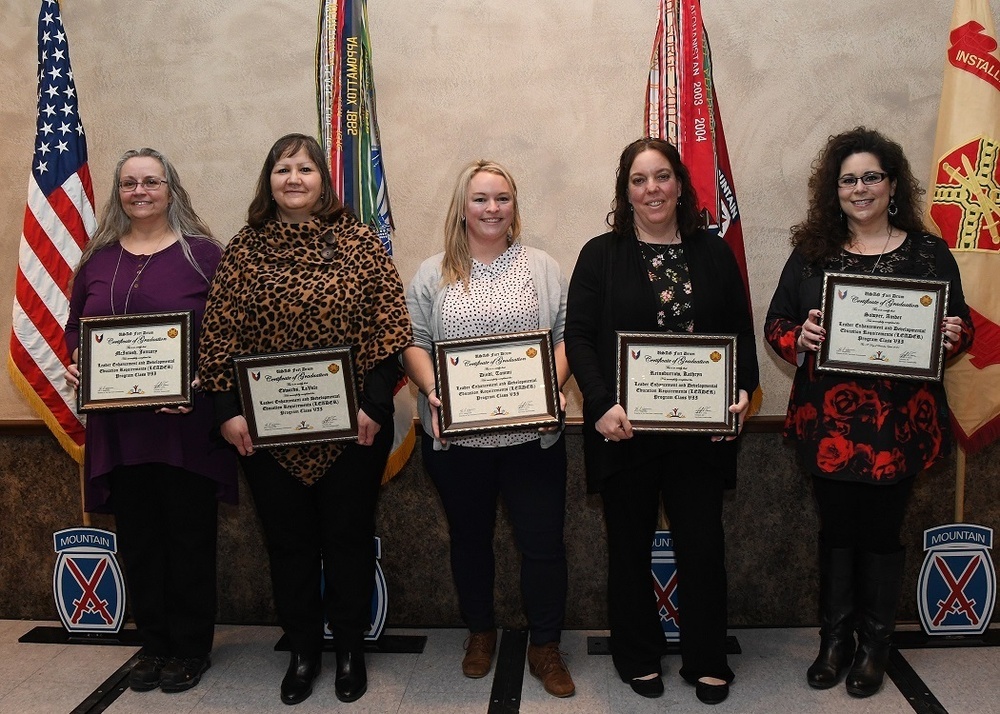 Fort Drum garrison employees graduate from LEADER program during pandemic year