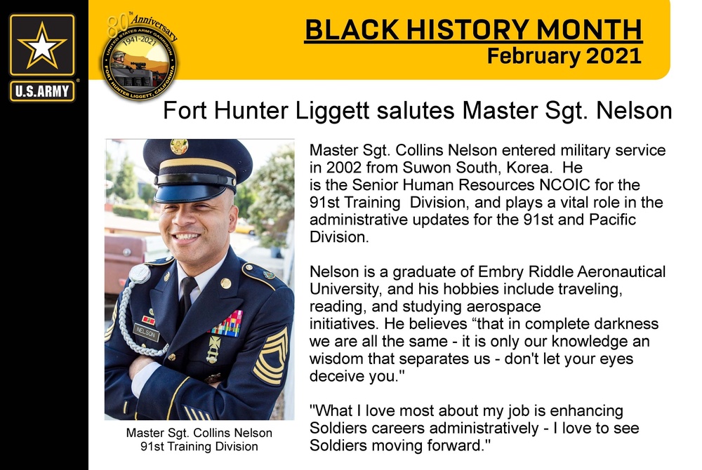 Fort Hunter Liggett Black History Month Spotlights