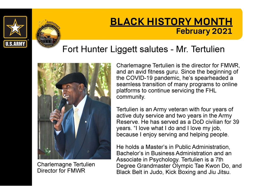 Fort Hunter Liggett Black History Month Spotlights