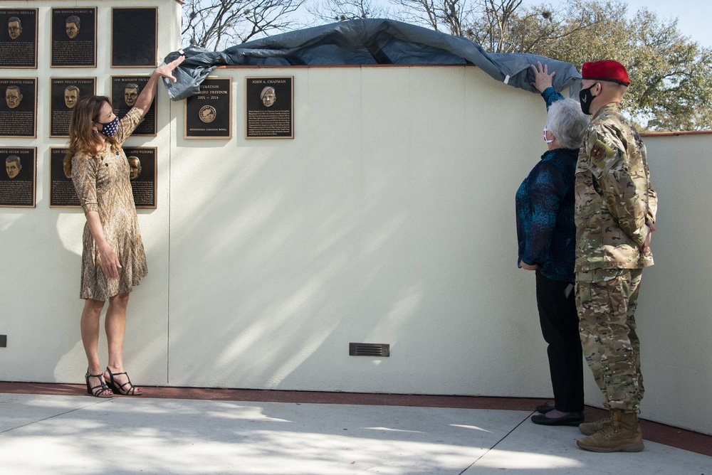 Master Sgt. John A Chapman Medal of Honor Plaque Unveiling Ceremony