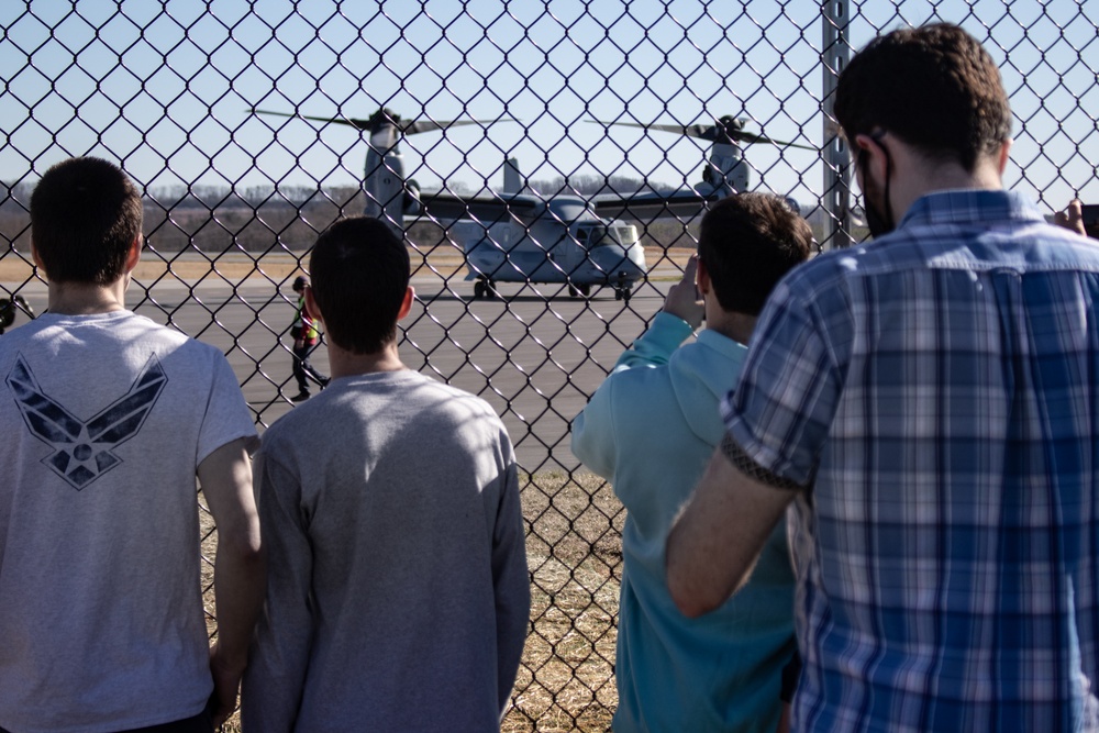 4th MCD Marines Visit Liberty University