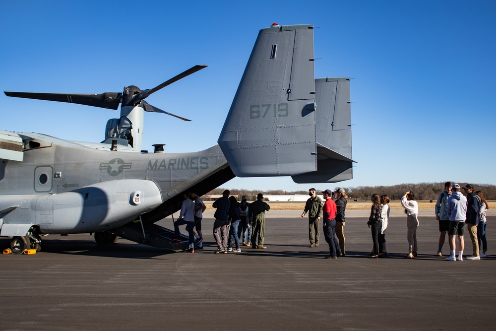 4th MCD Marines Visit Liberty University