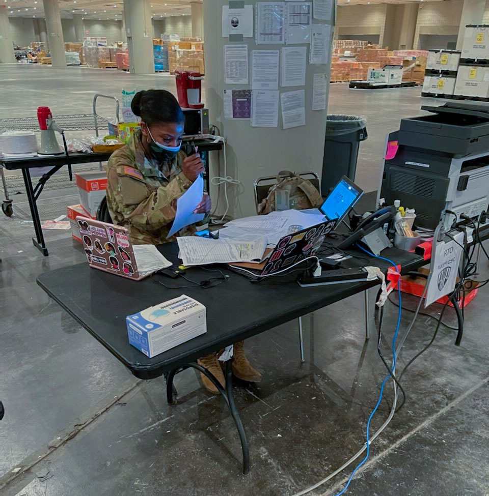 Javits Center Warehouse Team prepare shipments for Vaccination Sites around New York