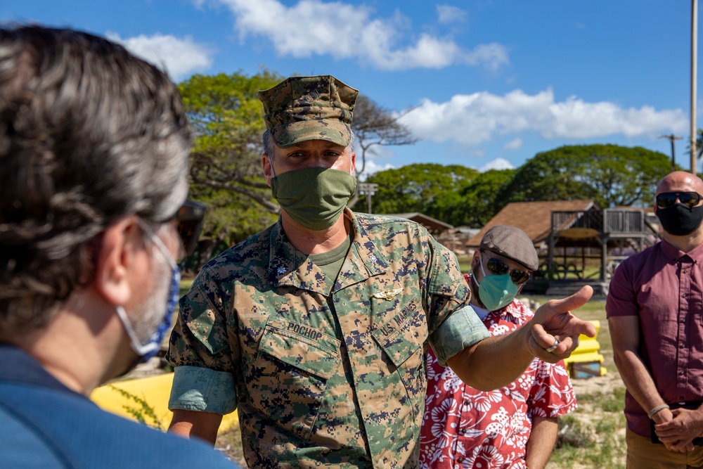 State Rep. Matthew LoPresti, Surfriders Oahu visit PRTF