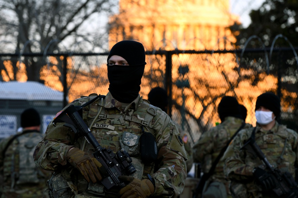 Guard continues legacy with record inauguration support