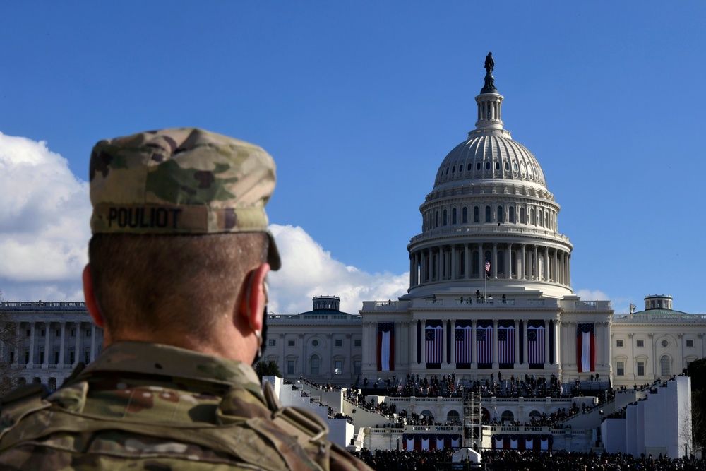 Guard continues legacy with record inauguration support