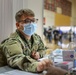 U.S. Army Soldiers help the Elizabeth COVID-19 Community Vaccination Center