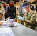 U.S. Army Soldiers help the Elizabeth COVID-19 Community Vaccination Center