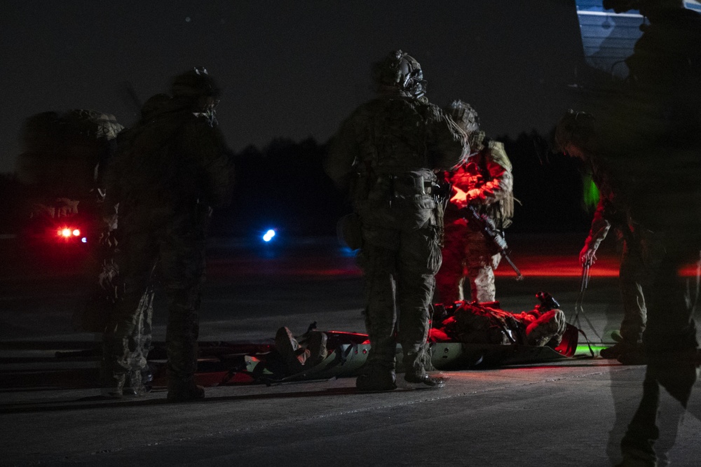 Emerald Warrior 21.1: Airfield security, casualty evacuation airflift