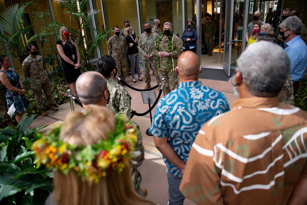 Chairman of the Joint Chiefs of Staff tours DPAA facility