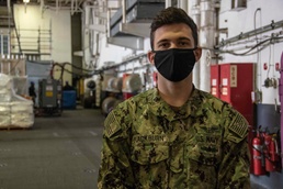 Canyon Lake native serving on USS Ronald Reagan receives COVID-19 vaccine