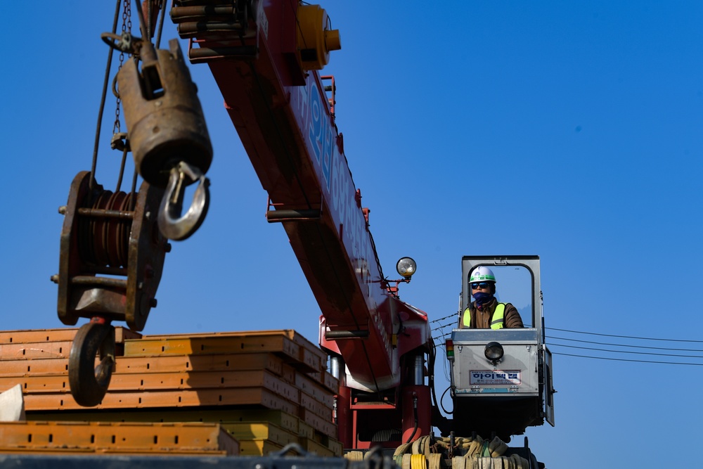 Osan Main Gate Construction