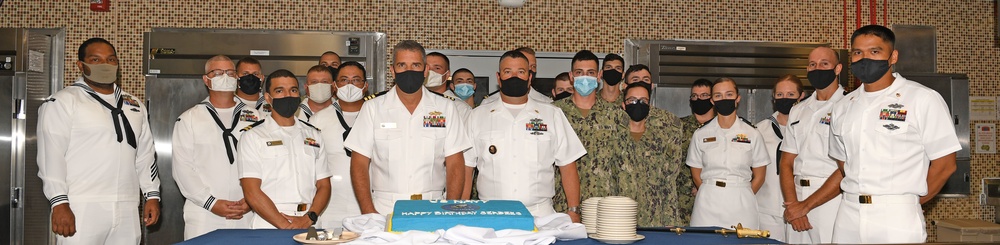 Seabee Birthday Celebration on NSF Diego Garcia (March 2021)