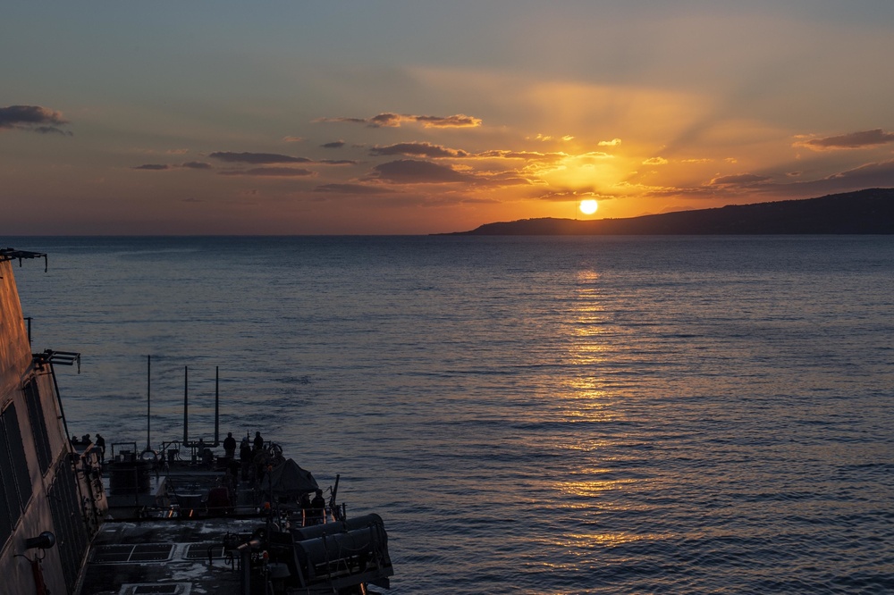 USS Laboon Transits Souda Bay