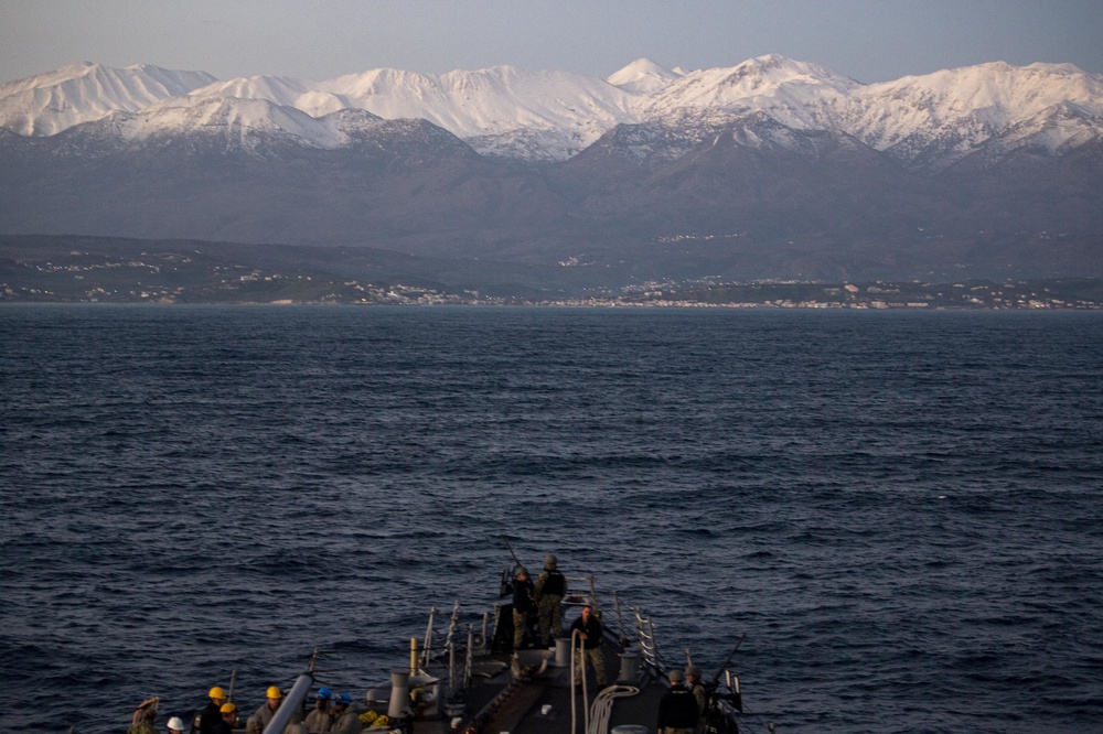 USS Laboon Transits Souda Bay