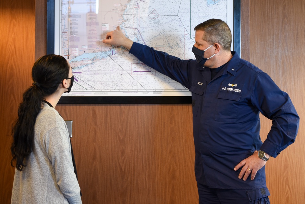 CSPI students visit First Coast Guard District