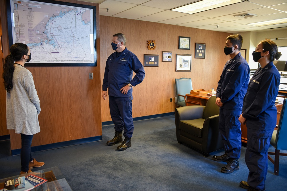 CSPI students visit First Coast Guard District