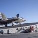 F-35 performs a ski-jump off Italian Aircraft carrier