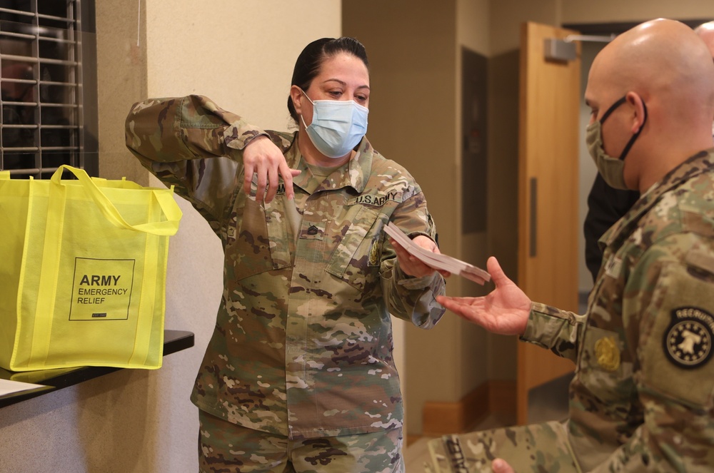 Soldiers raise awareness for emergency relief