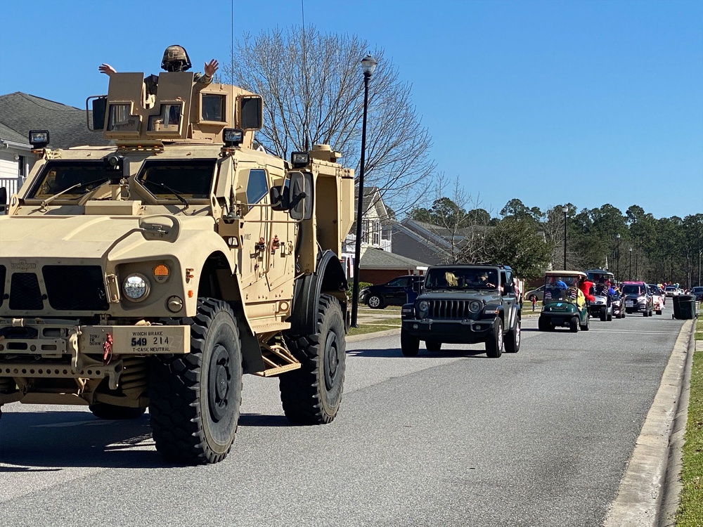 Fort Stewart DoDEA school hosts Read Across the Neighborhoods parade