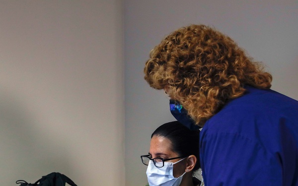 Airmen in-processing Kingman Medical Center