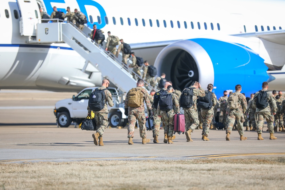 Screaming eagles deploy in support of the FEMA