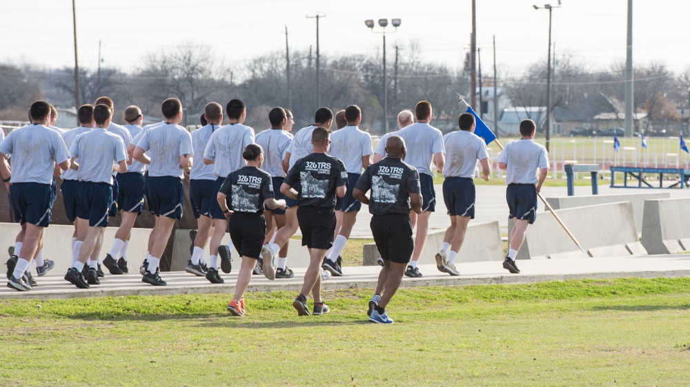 737 TRG runs in honor of Master Sgt. Chapman